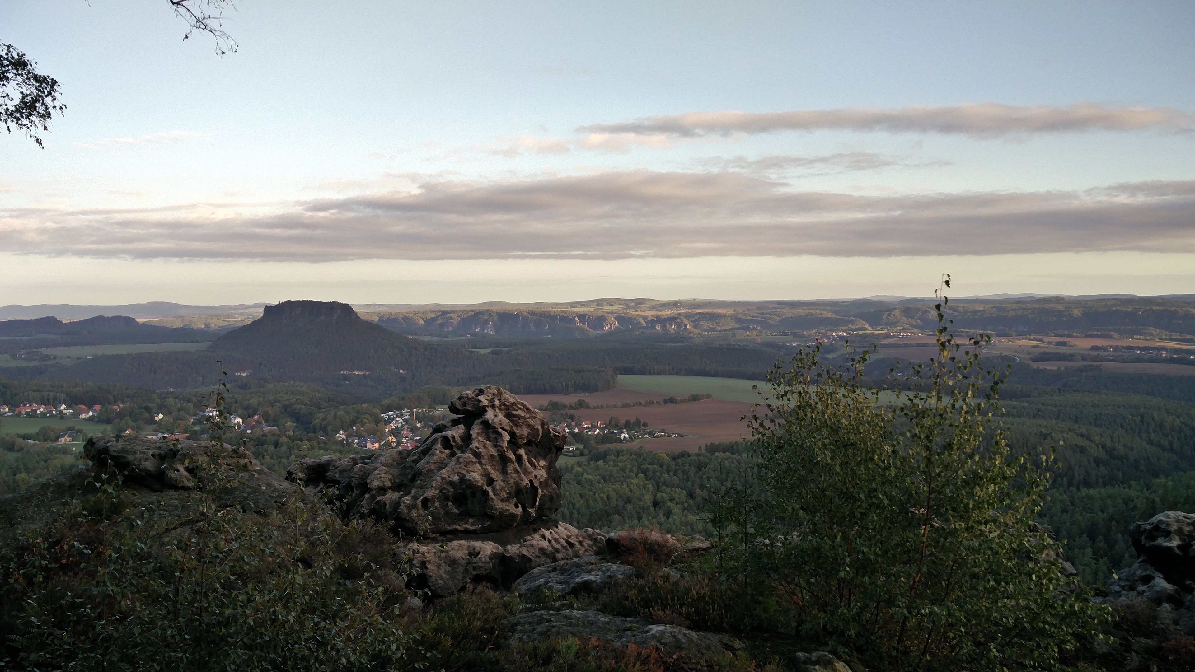 Blick vom Papststein